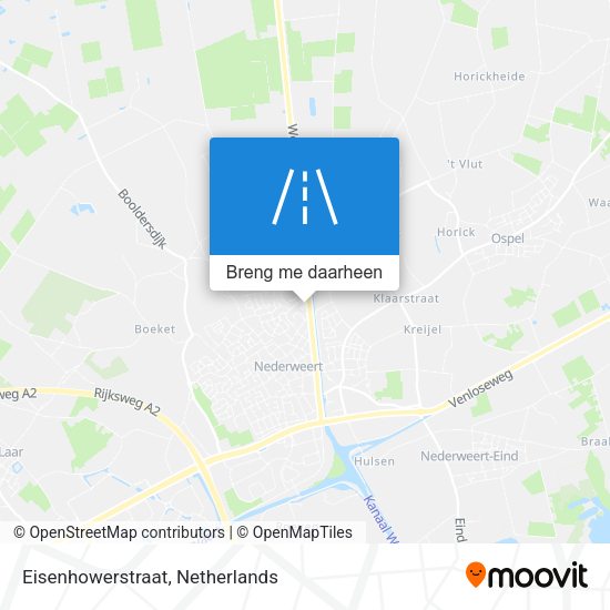Eisenhowerstraat kaart