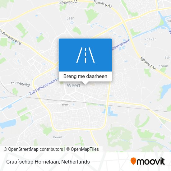 Graafschap Hornelaan kaart
