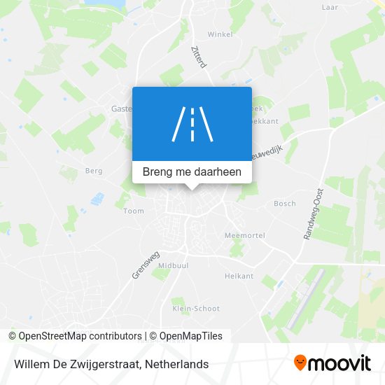Willem De Zwijgerstraat kaart
