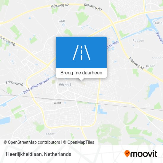 Heerlijkheidlaan kaart