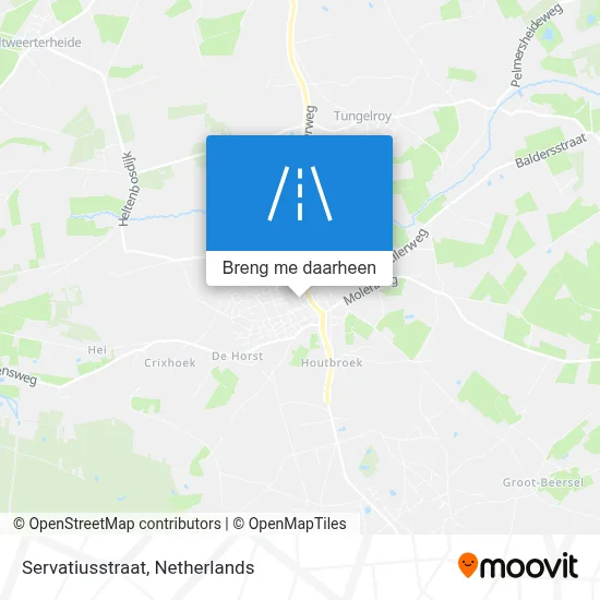 Servatiusstraat kaart