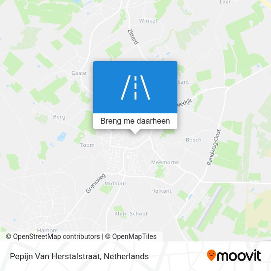 Pepijn Van Herstalstraat kaart