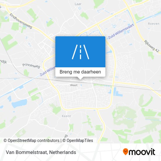 Van Bommelstraat kaart