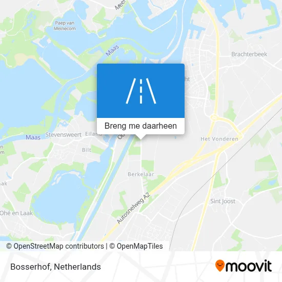 Bosserhof kaart