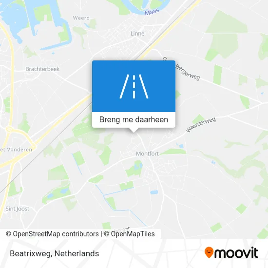 Beatrixweg kaart