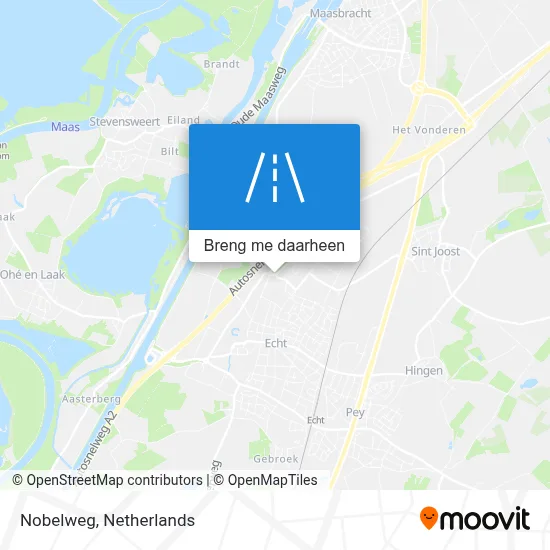 Nobelweg kaart