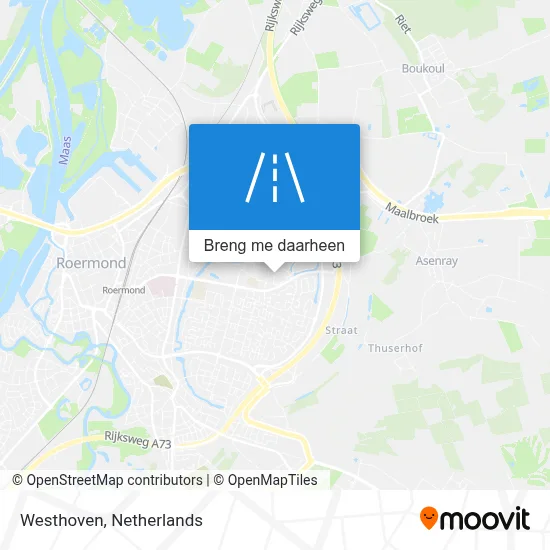 Westhoven kaart