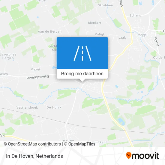 In De Hoven kaart
