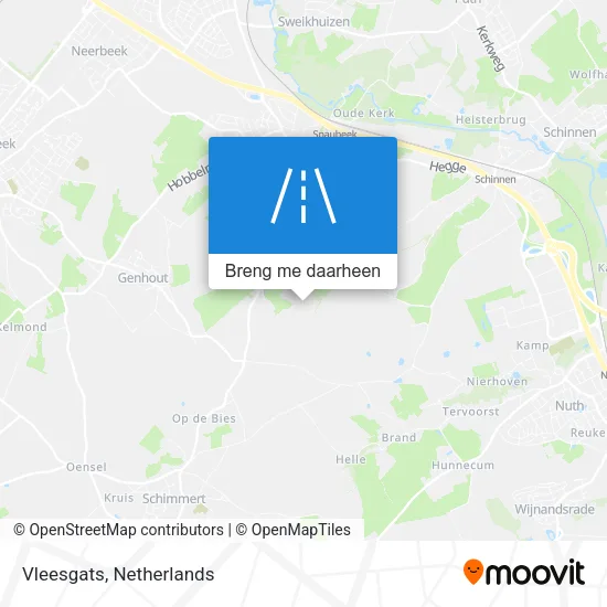 Vleesgats kaart