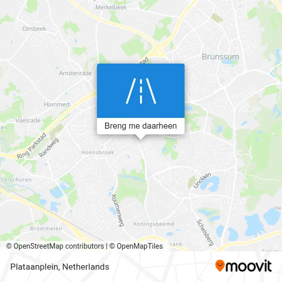 Plataanplein kaart