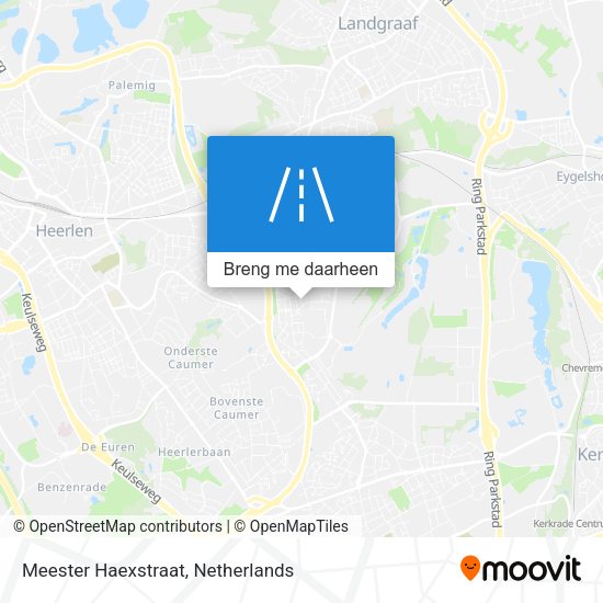 Meester Haexstraat kaart