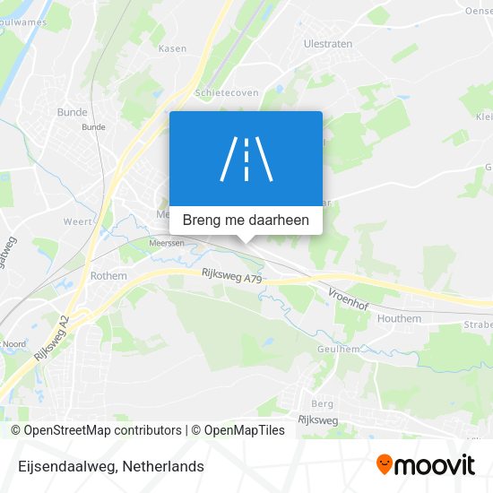 Eijsendaalweg kaart