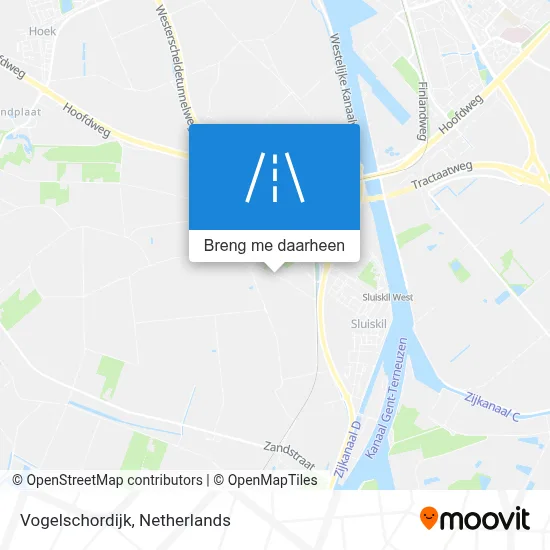 Vogelschordijk kaart