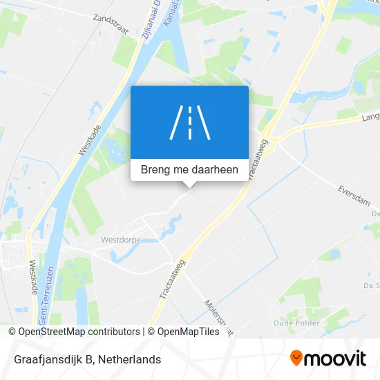 Graafjansdijk B kaart