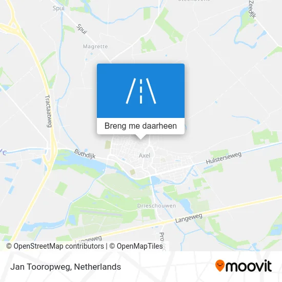 Jan Tooropweg kaart