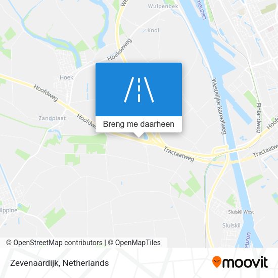 Zevenaardijk kaart