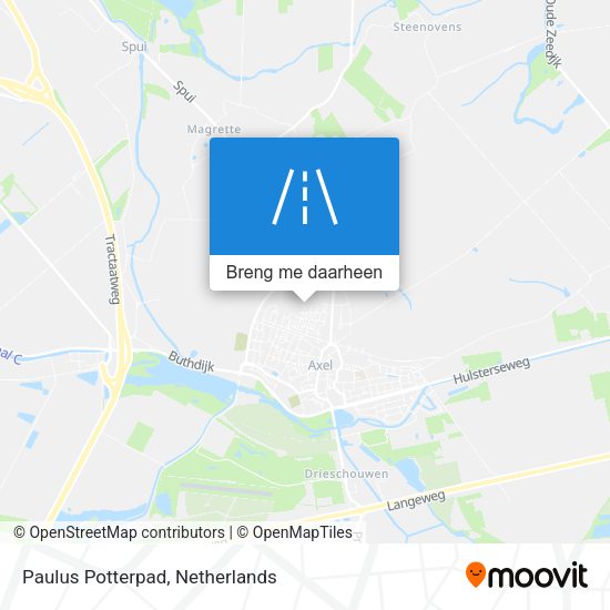 Paulus Potterpad kaart