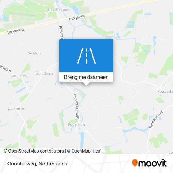 Kloosterweg kaart