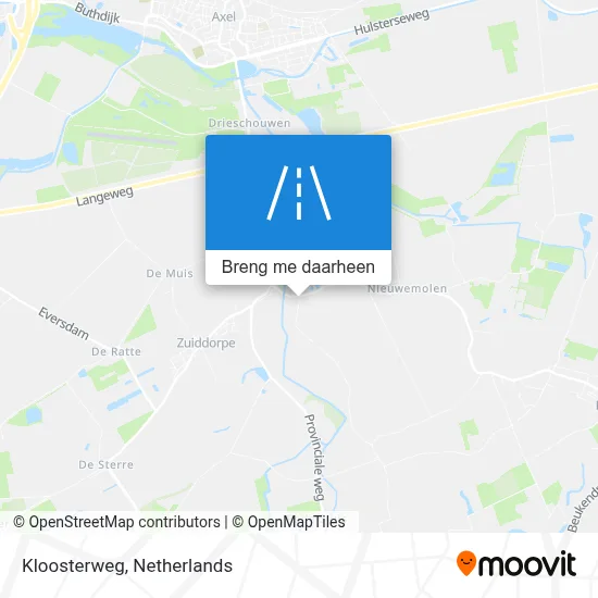 Kloosterweg kaart