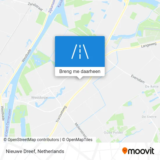 Nieuwe Dreef kaart