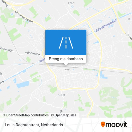 Louis Regoutstraat kaart
