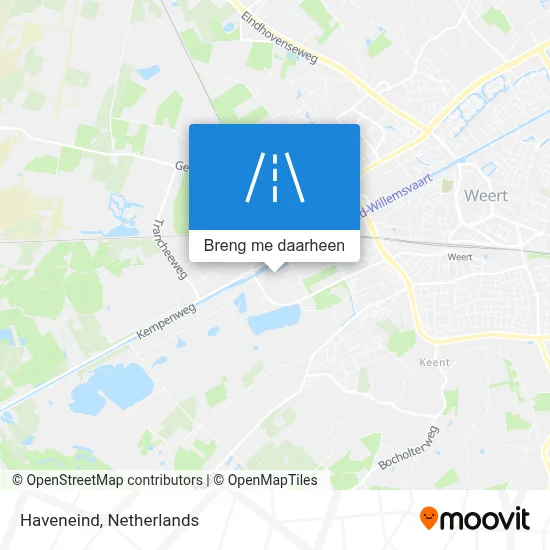 Haveneind kaart