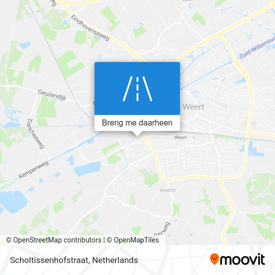 Scholtissenhofstraat kaart
