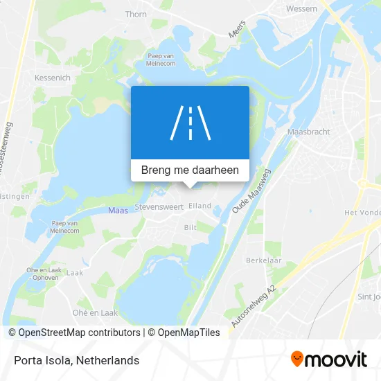 Porta Isola kaart