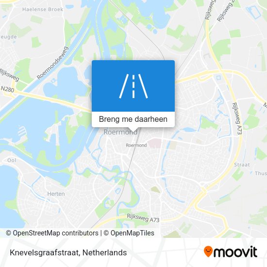 Knevelsgraafstraat kaart