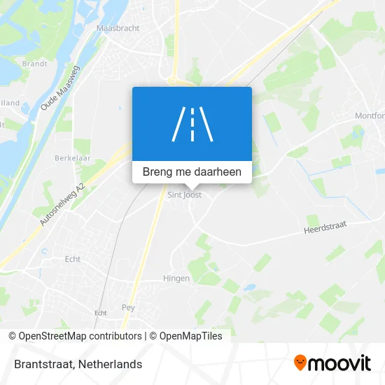 Brantstraat kaart