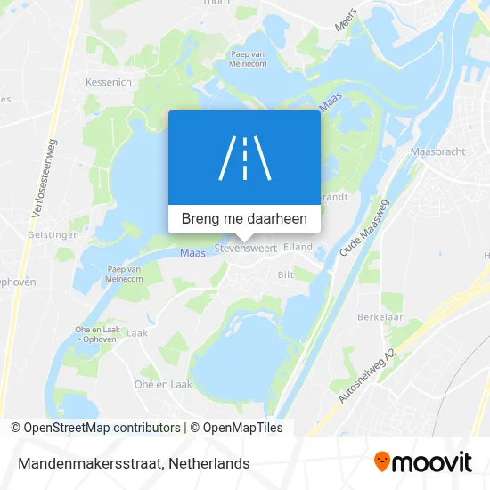 Mandenmakersstraat kaart