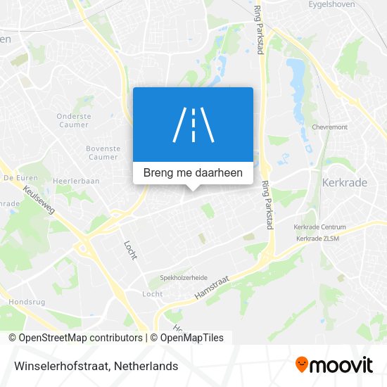 Winselerhofstraat kaart