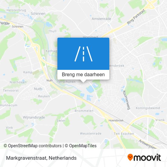 Markgravenstraat kaart