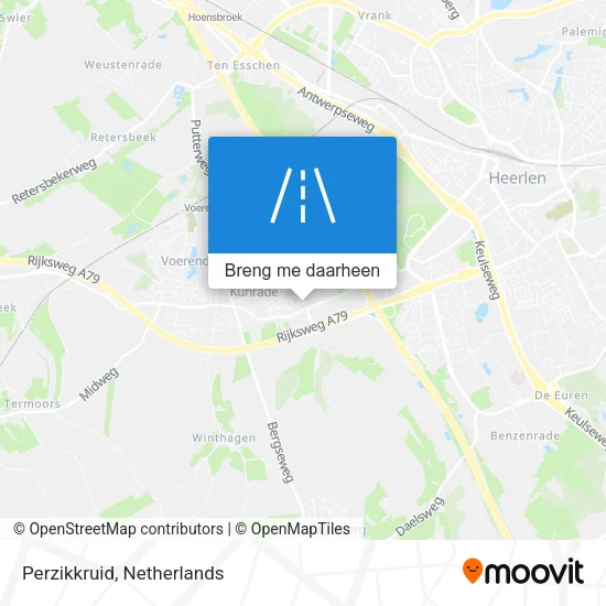 Perzikkruid kaart
