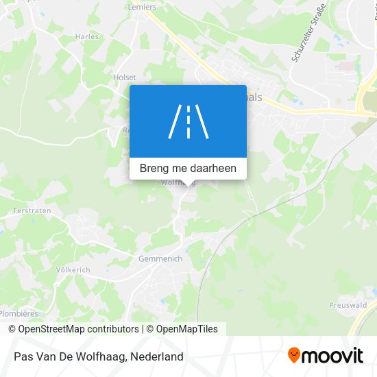 Pas Van De Wolfhaag kaart