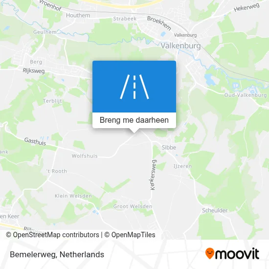 Bemelerweg kaart
