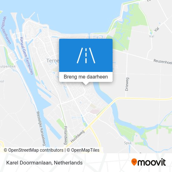 Karel Doormanlaan kaart