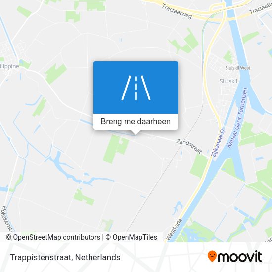 Trappistenstraat kaart