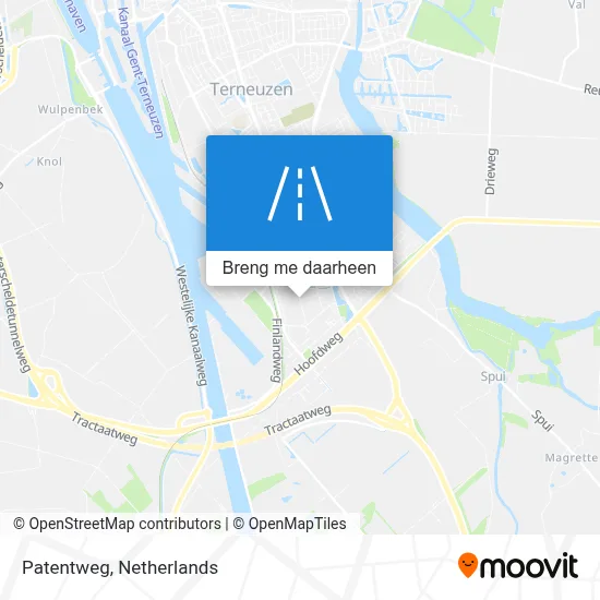 Patentweg kaart