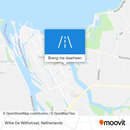 Witte De Withstraat kaart