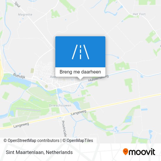 Sint Maartenlaan kaart