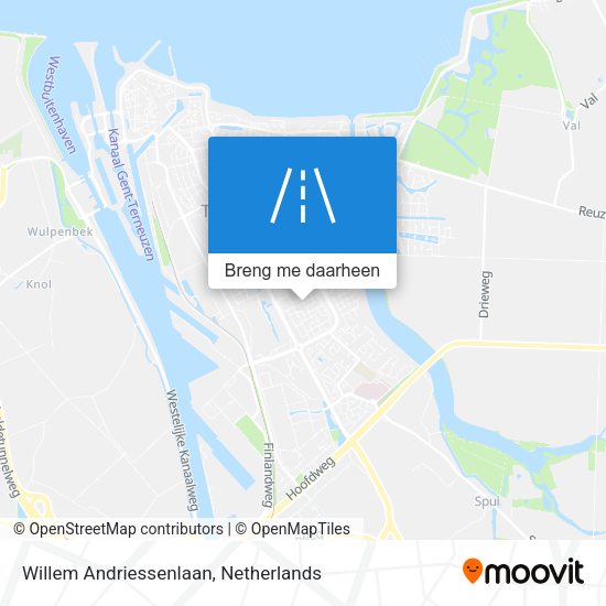 Willem Andriessenlaan kaart