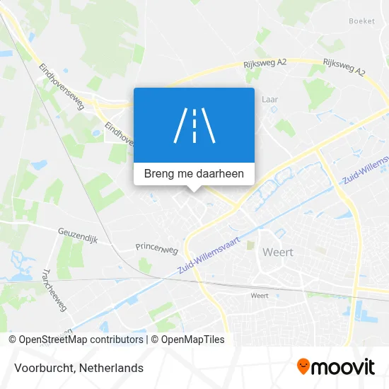 Voorburcht kaart