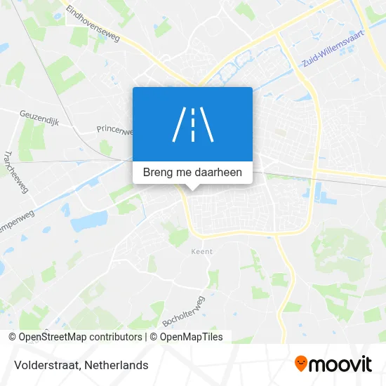 Volderstraat kaart