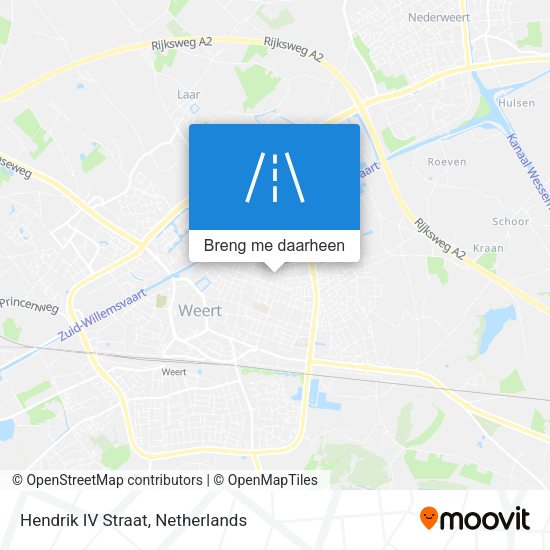 Hendrik IV Straat kaart