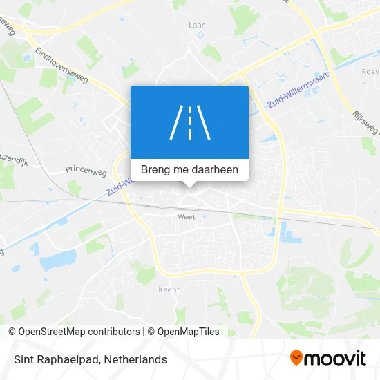 Sint Raphaelpad kaart