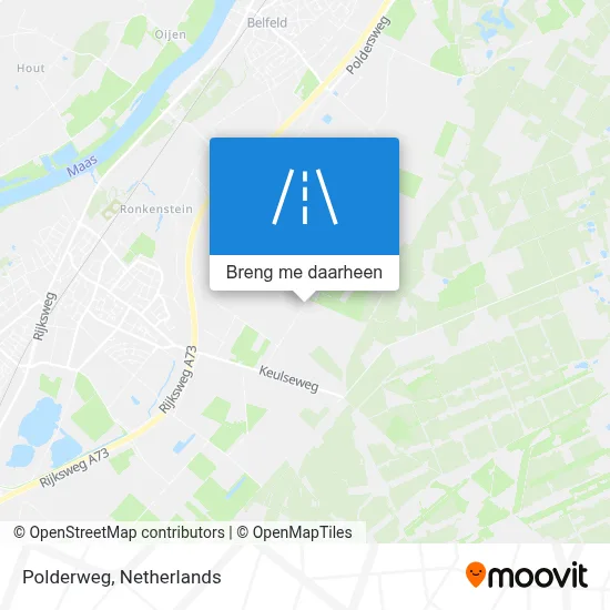 Polderweg kaart