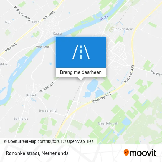 Ranonkelstraat kaart