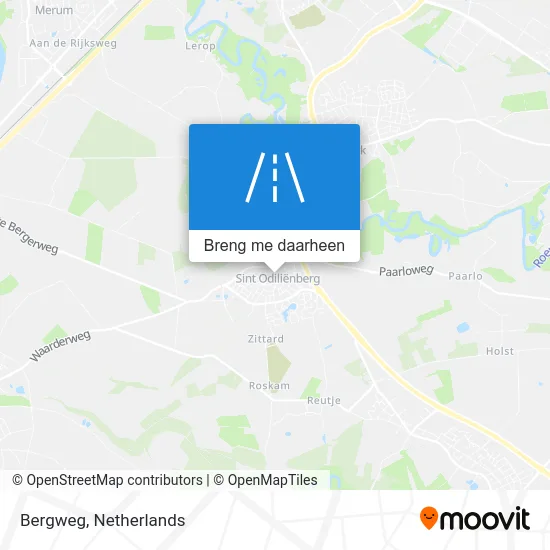 Bergweg kaart