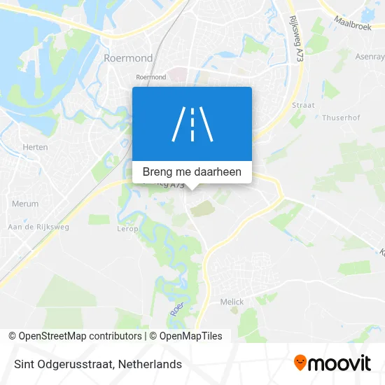 Sint Odgerusstraat kaart